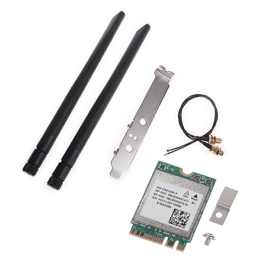Ngff Bcm94356z 2,4 Ghz + 5 Ghz 1200 Mbit/s Wlan-karte Bt4.1 Bluetooth, Drahtlosmodul Für Laptops Mit Antennen Und Deflektor
