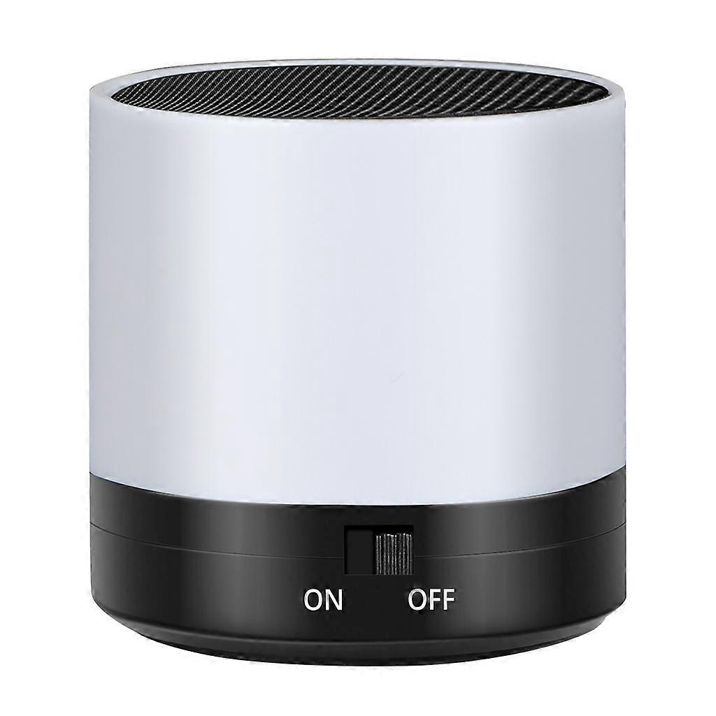 Tragbarer Bluetooth-lautsprecher Mit Subwoofer, Kompatibel Mit Pc Und Mobilgeräten, Erhältlich In Weiß, Schwarz Und Blau.