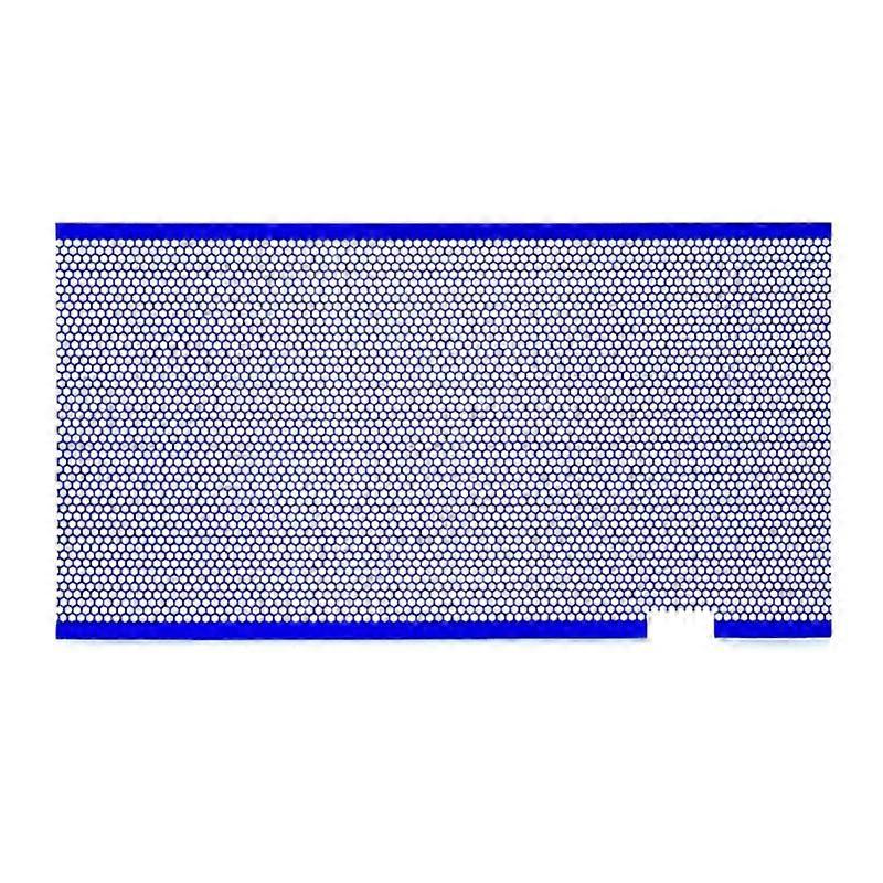Kühlergrillgitter 100x33cm, Blauer Stoßstangeneinsatz 4x8mm, Karosserieschutzgitter Für Fahrzeugtuning.