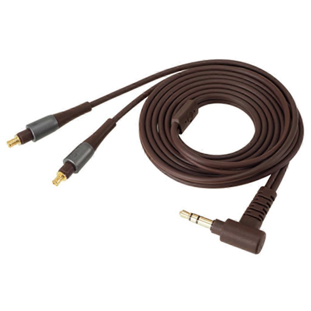 120 Cm Langes Audiokabel Zur Reparatur Der Kopfhörer Ath-sr9, Es770h, Es750 Und Esw950 – 3,5-mm-klinkenstecker – Braun