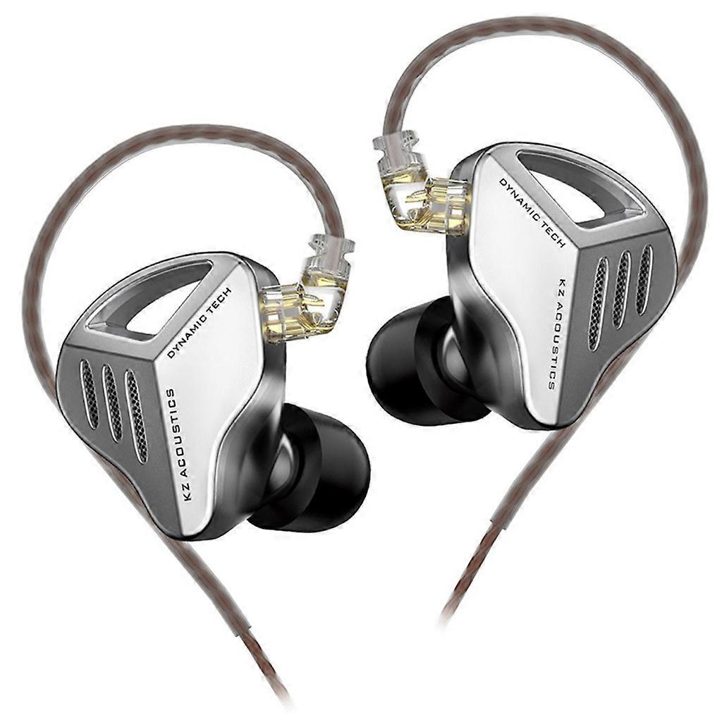 Kz-zvx Gaming Hifi Headset, Kabelgebundene In-ear-kopfhörer Aus Metall, High-tech-kopfhörer – Standardausführung – Silber