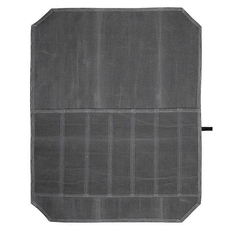 Messerscheide Aus Gewachstem Canvas, Schutzhülle Für Besteck, Aufbewahrung Für Küchenmesser, Faltbare Und Rollbare Tasche Für Köche.