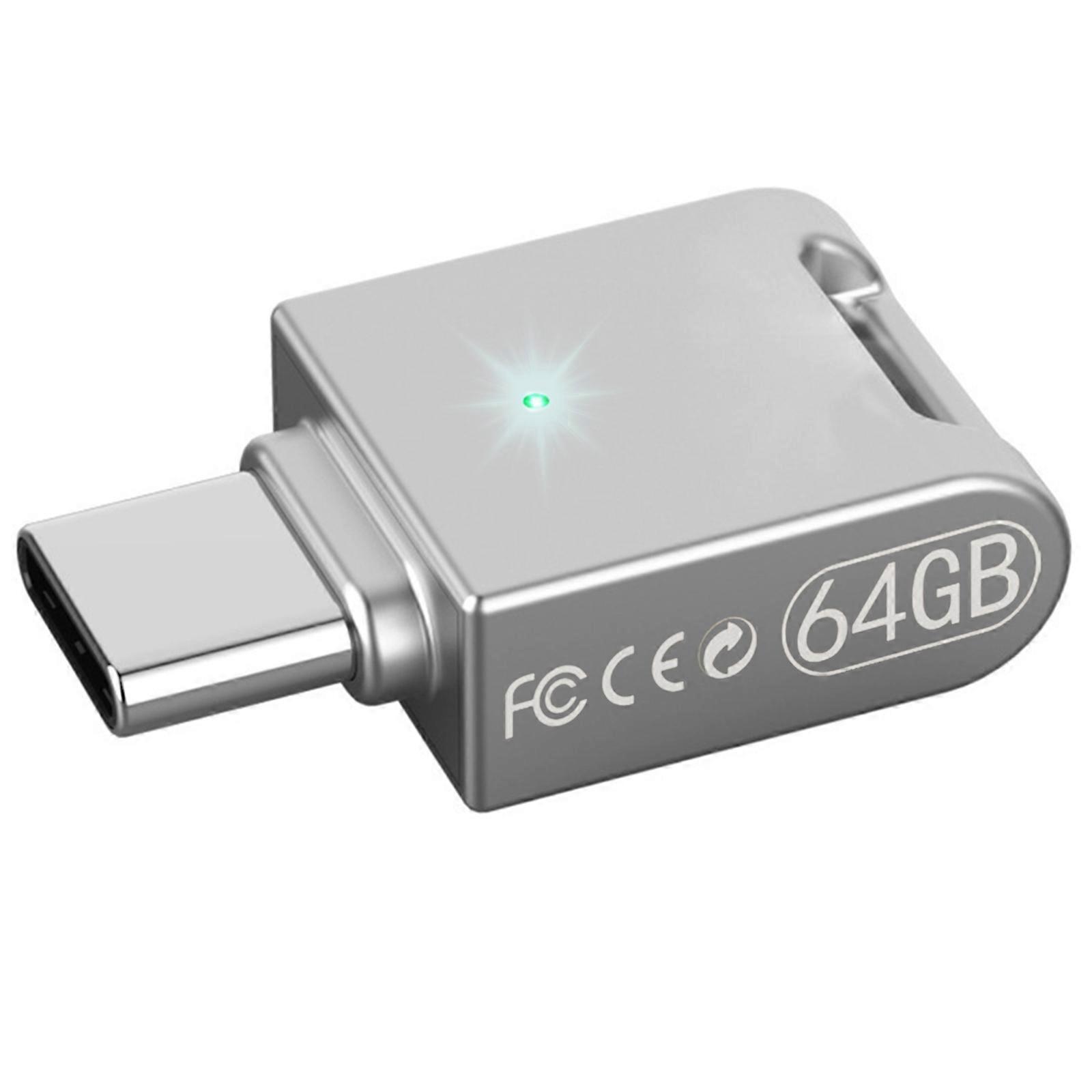 Metal U Stick 3.0 Usb-stick 32 Gb 64 Gb, Silberner Usb-stick Mit 120 Mb/s, Hochgeschwindigkeits-flash-speicher Für Mobile Datenspeicherung
