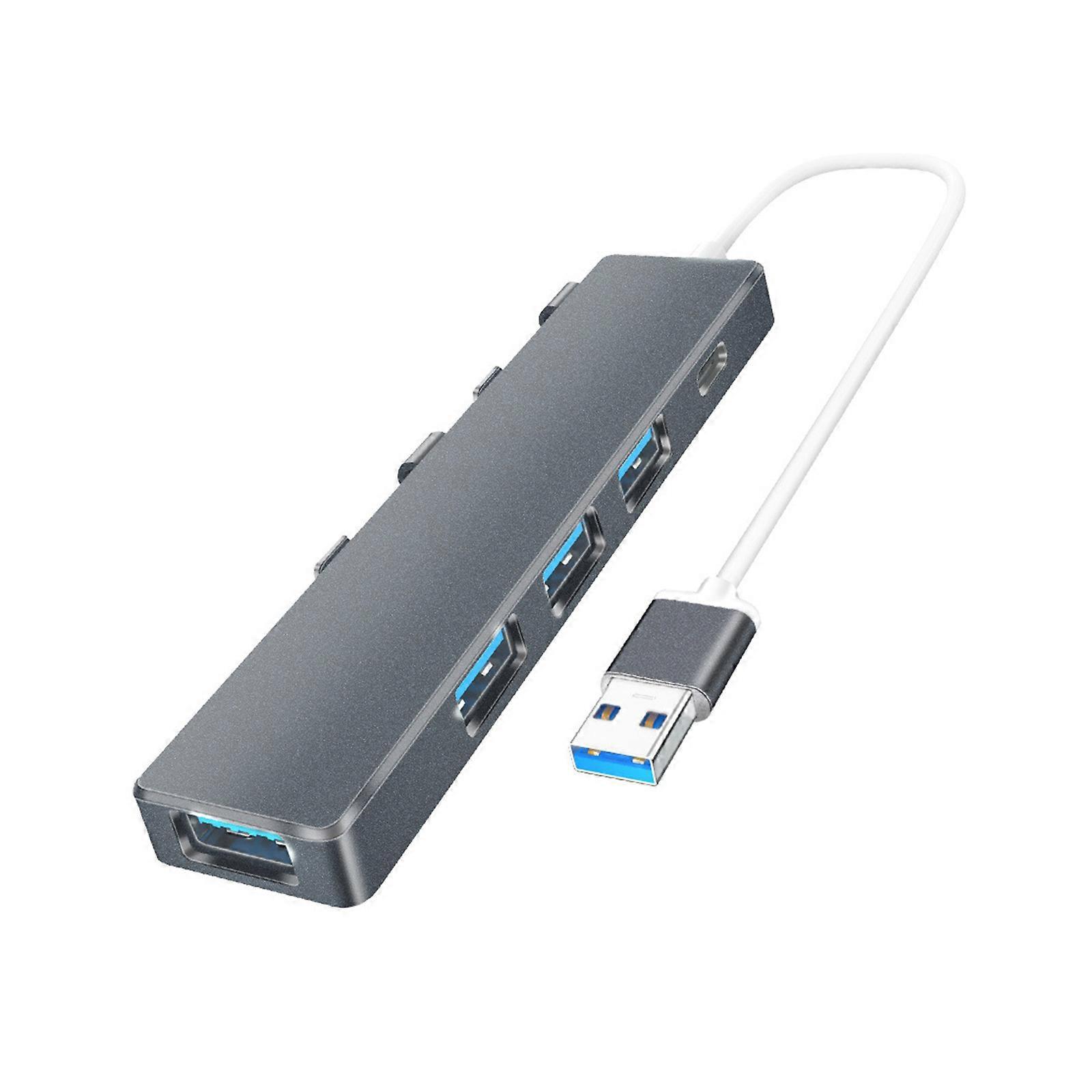 4-port Usb-c Hub Usb 3.0 + 2.0 Multi-port Aluminium Dockingstation Für Laptop Und Pc.