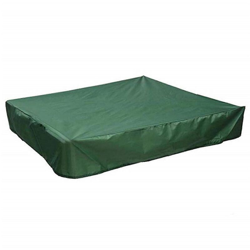Quadratische Oxford-schutzabdeckung Für Sandkästen, Schwimmbecken Und Gärten - Staub- Und Wetterfeste Abdeckung - 180 Cm - Grün (190 Zeichen)