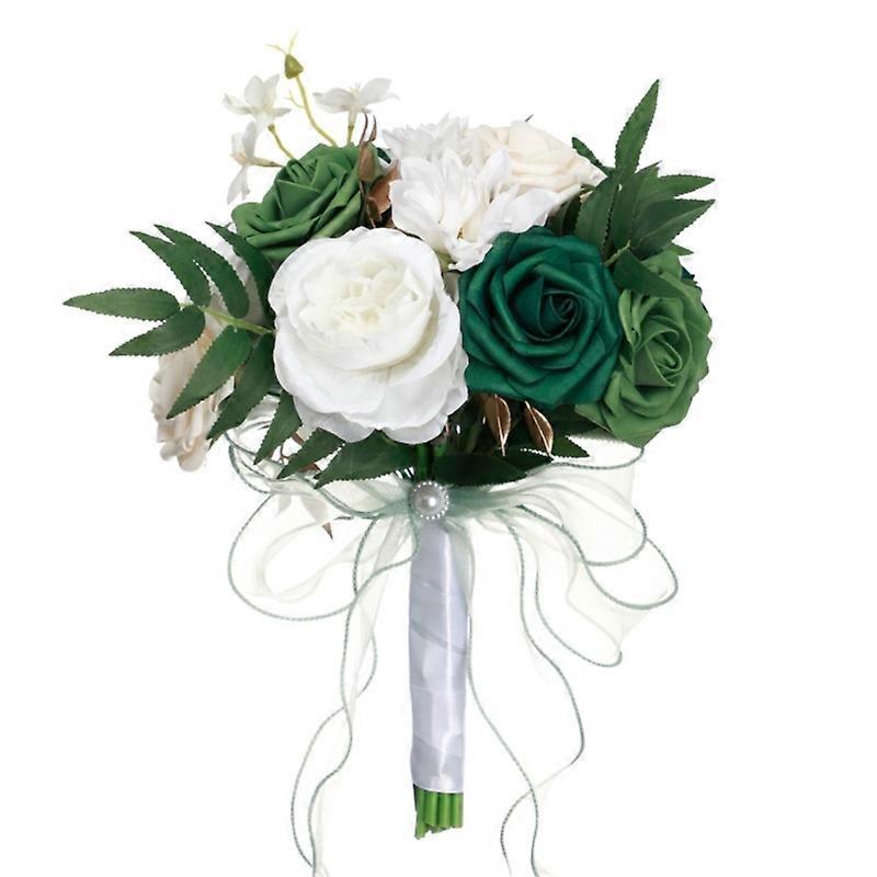 Romantischer Künstlicher Brautstrauß, Blumenstrauß Für Die Hochzeit, Brautstrauß Zum Halten In Der Hand, Blumendekoration Für Die Zeremonie.