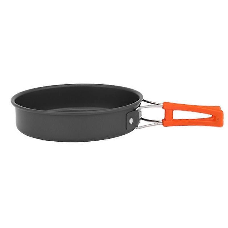 Tragbare, Antihaftbeschichtete Bratpfanne, Leichte Pfanne Zum Grillen Im Freien, Kompaktes Kochutensil Für Camping Und Wandern.
