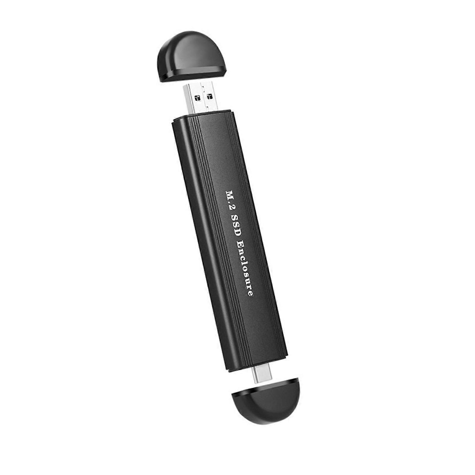 Usb-c-gehäuse Für Externe M.2 Nvme Pcie Gen3 Ssd, Sata Ngff-kompatibel, 10 Gbit/s Geschwindigkeit, Unterstützt Nvme Gen2, Adapter Für Laptops Und Desktop-pcs. (150 Yen)