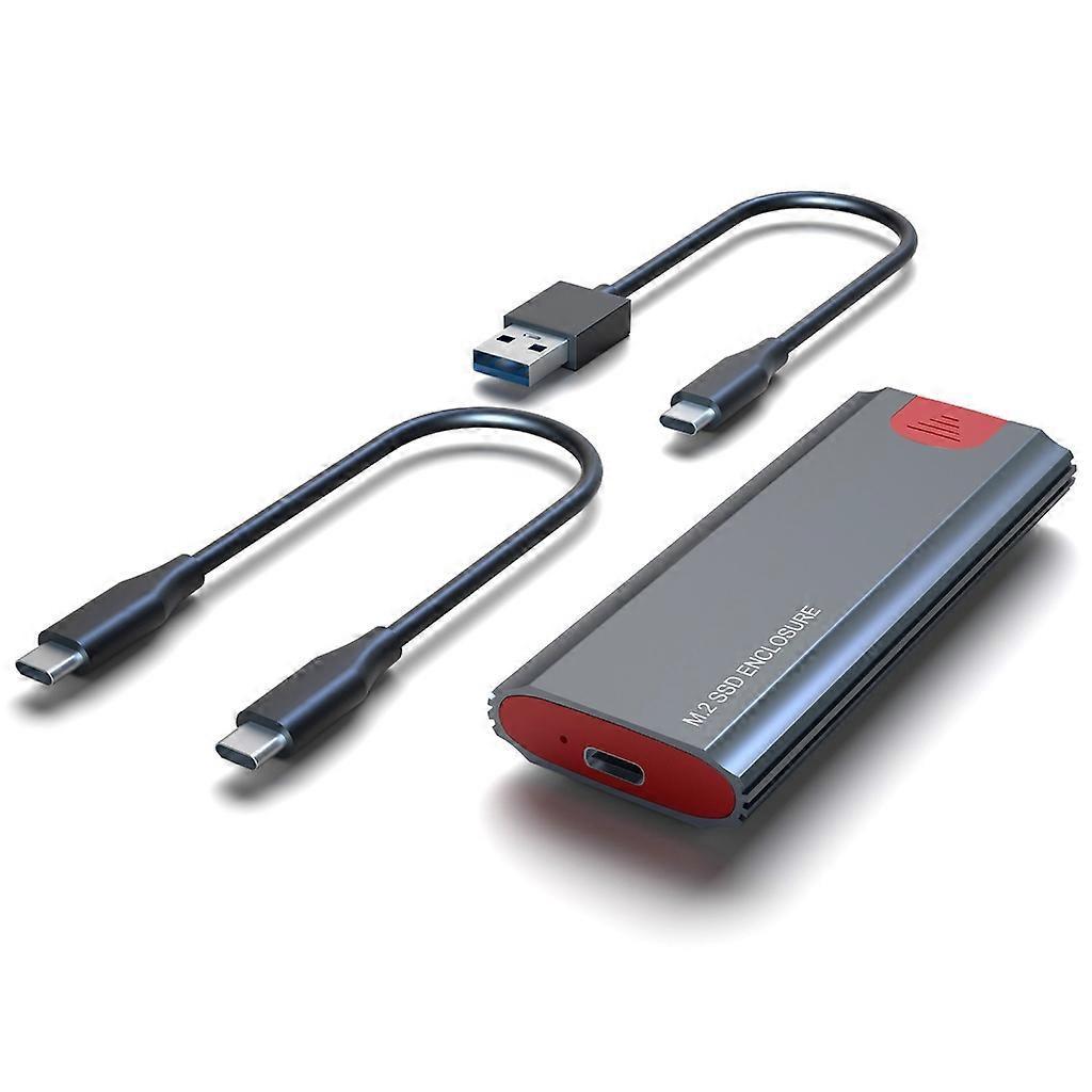 Hier Ist Ein Vorschlag Für Einen Optimierten Französischen Produkttitel (weniger Als 190 Zeichen): M.2 Nvme M-key Pcie Ssd-gehäuse – Mobile Externe Festplatte Mit Usb-c- Und Usb-a-kabeln – Schutzhülle