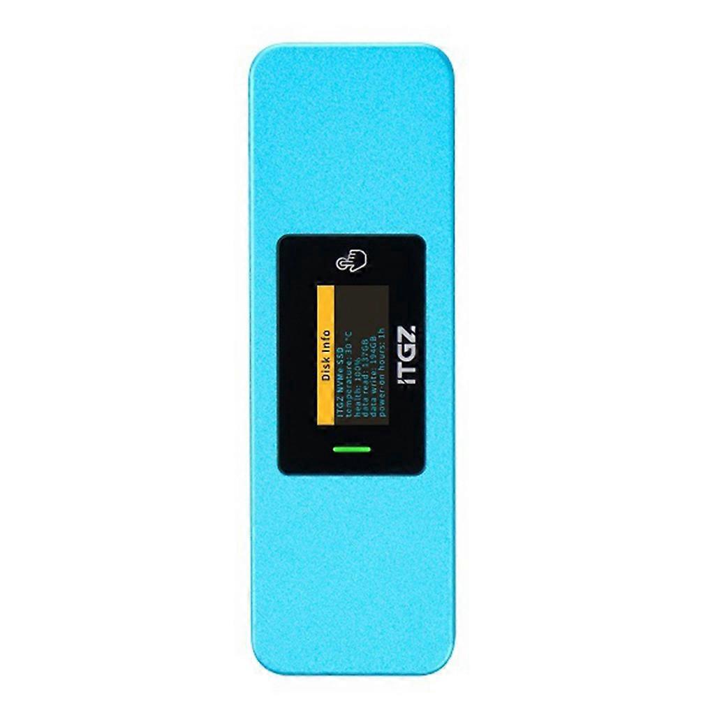 Externes M.2 Nvme Sata Dual-protokoll-ssd-gehäuse, Rtl9210b Gehäuse Mit Led-anzeige, Tragbare Usb-c-festplatte Für Datenspeicherung, Kompatibel Mit 2230/2242/2260/2280