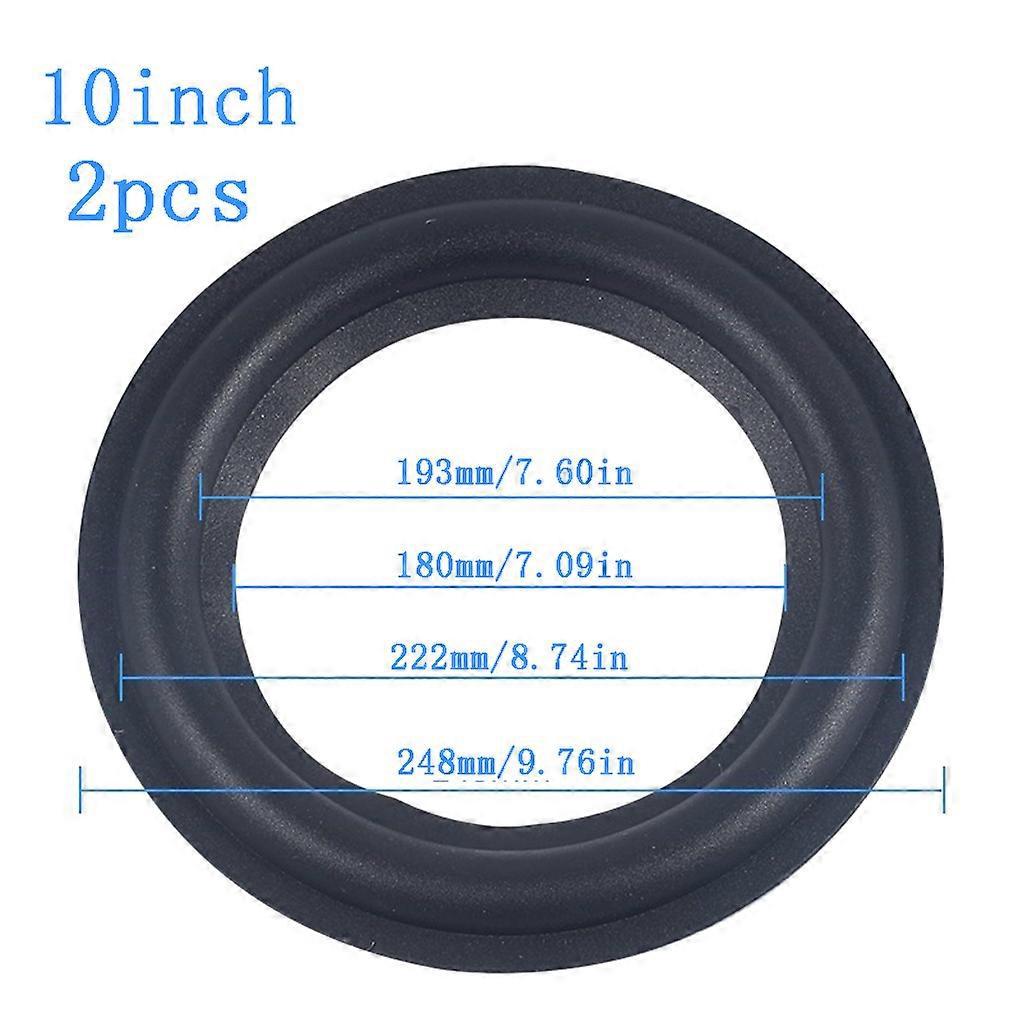 2-teiliger Lautsprecher-reparaturring Aus Schaumstoffgummi – 10 Zoll – Außendurchmesser 248 Mm
