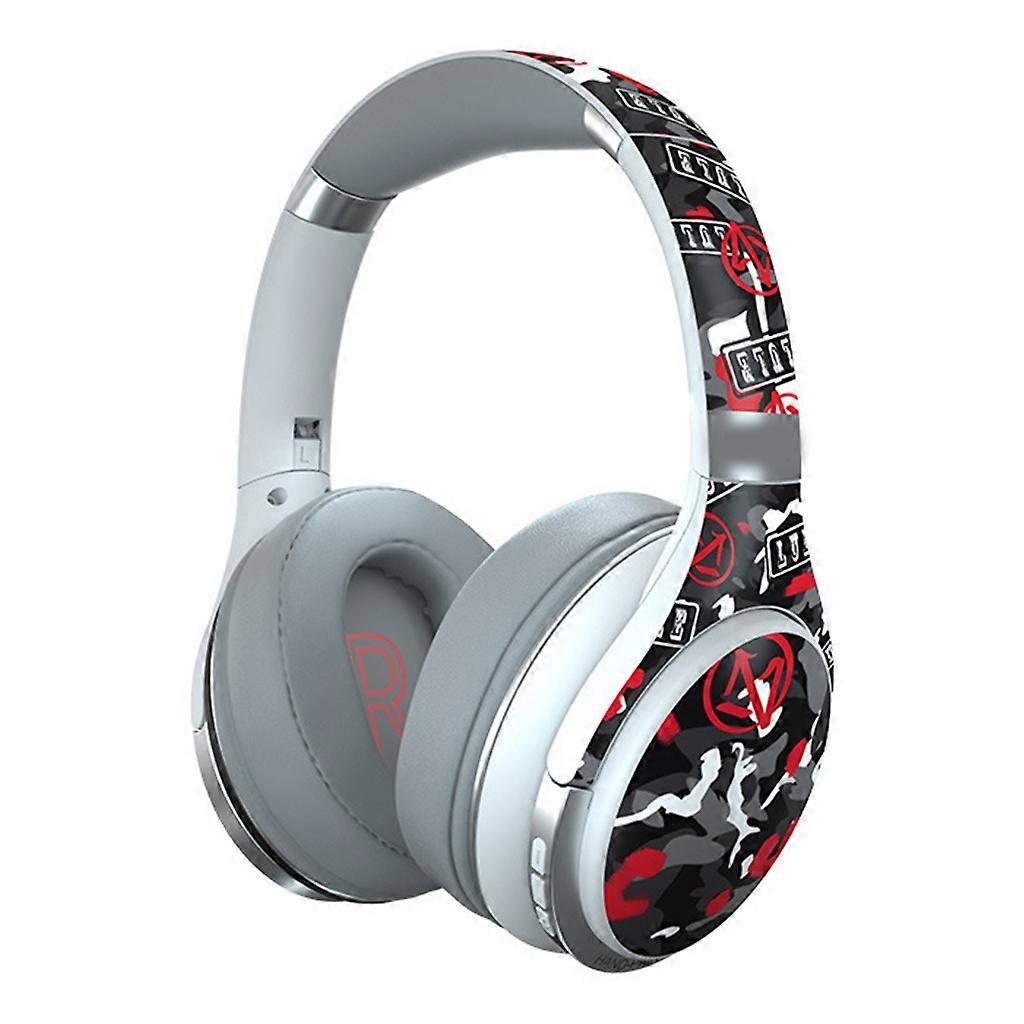 Kabellose Bluetooth-kopfhörer Mit Handgezeichnetem Stereo-design