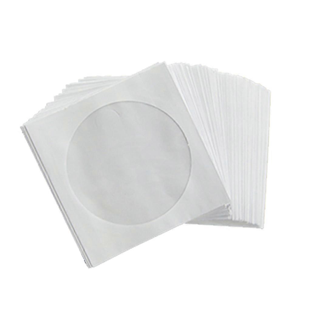 100 Papierumschläge Für 12-cm-dvds – Schutzhüllen Und Aufbewahrungshüllen Für Datenträger