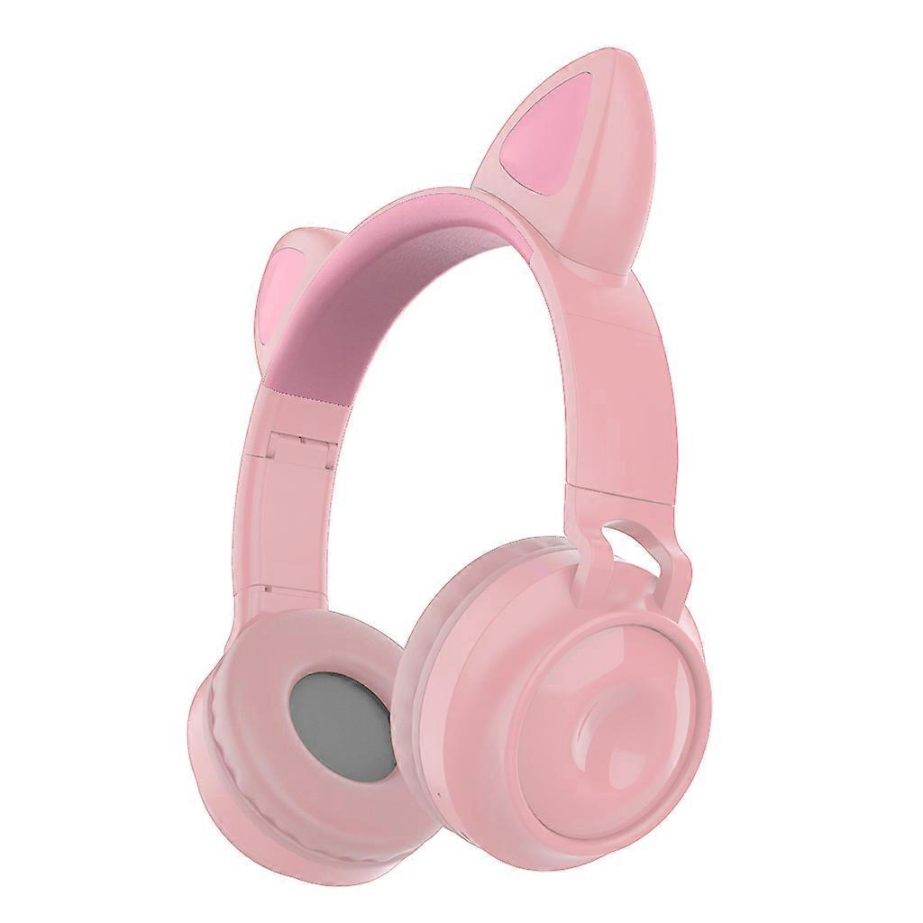Bluetooth-headset Mit Leuchtenden Kätzchen, Kompatibel Mit Katzenohren, Kabelgebundene Kopfhalterung, Leuchtende Live-cartoon-kopfhörer Für Kinder, Rennsport-motiv