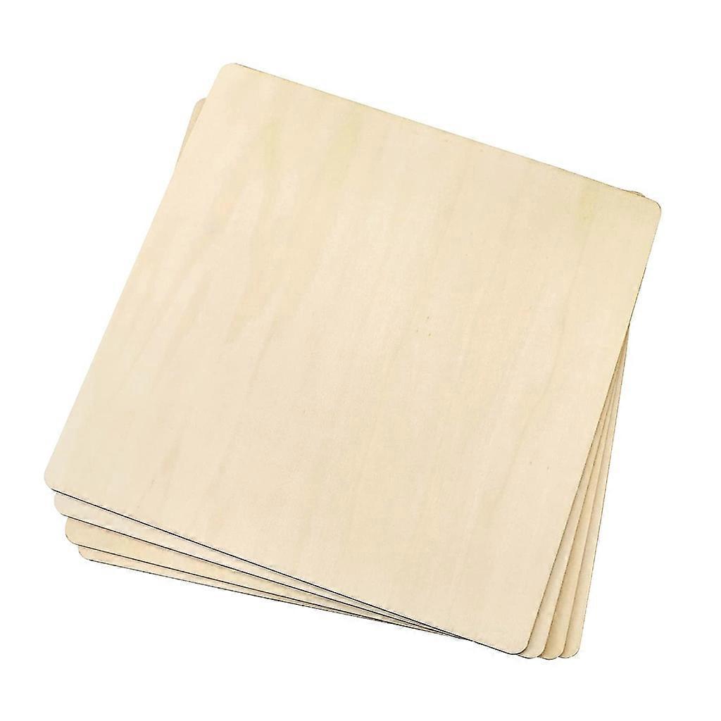 Unbehandelte Holzquadrate 30x30cm, Dickes Lindenholz-sperrholz, Rohe Holzplatten Zum Selbermachen, Bemalen Und Dekorieren.