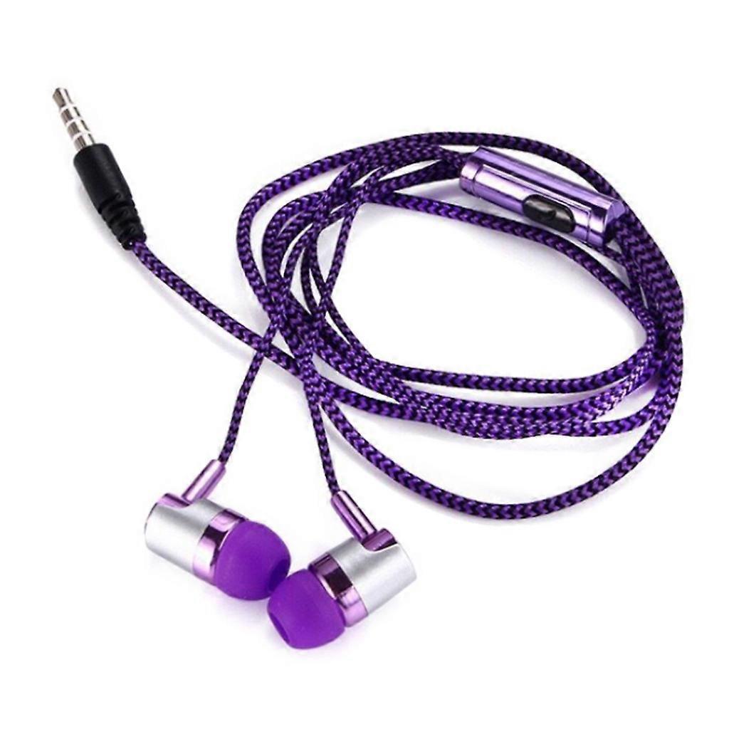 3,5-mm-audiokabel Mit Textilummantelung Für Subwoofer, Stereo-mp3/mp4-kopfhörer Für Erwachsene