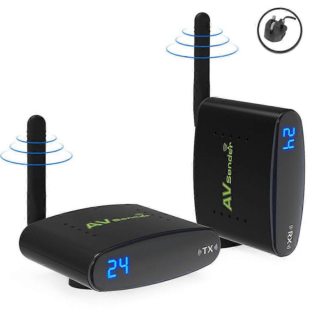 Digitaler 5,8-ghz-audio-transceiver Mit Großer Reichweite Und Geringer Latenz Für Dvd, Dvr Und Fernseher – Uk-stecker