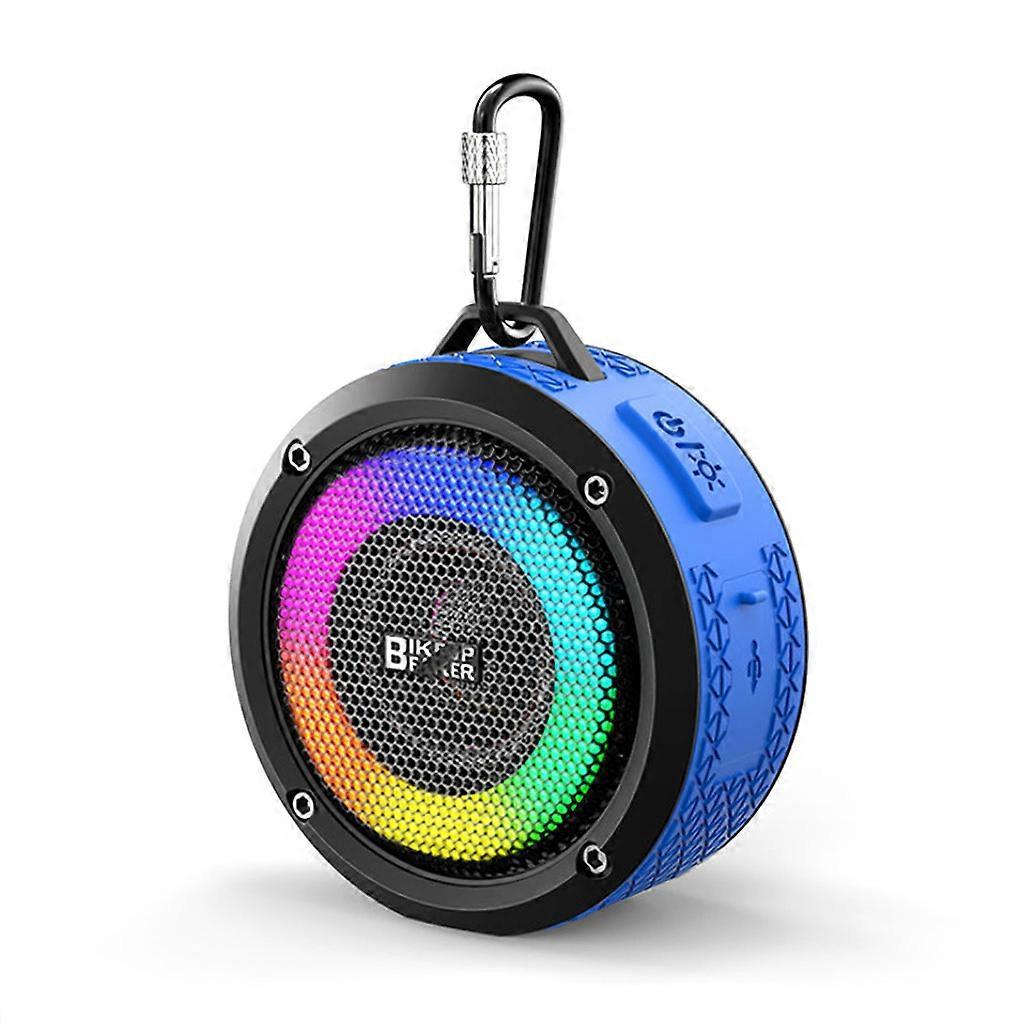 Ipx7 Wasserdichter Bluetooth-lautsprecher Mit Led-beleuchtung, 3 Modi, Dual-verbindung Für Radfahren Und Wandern