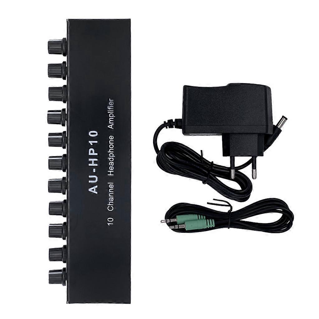 Stereo-kopfhörerverstärker, Netzteil, Audio-splitter – Eu-stecker