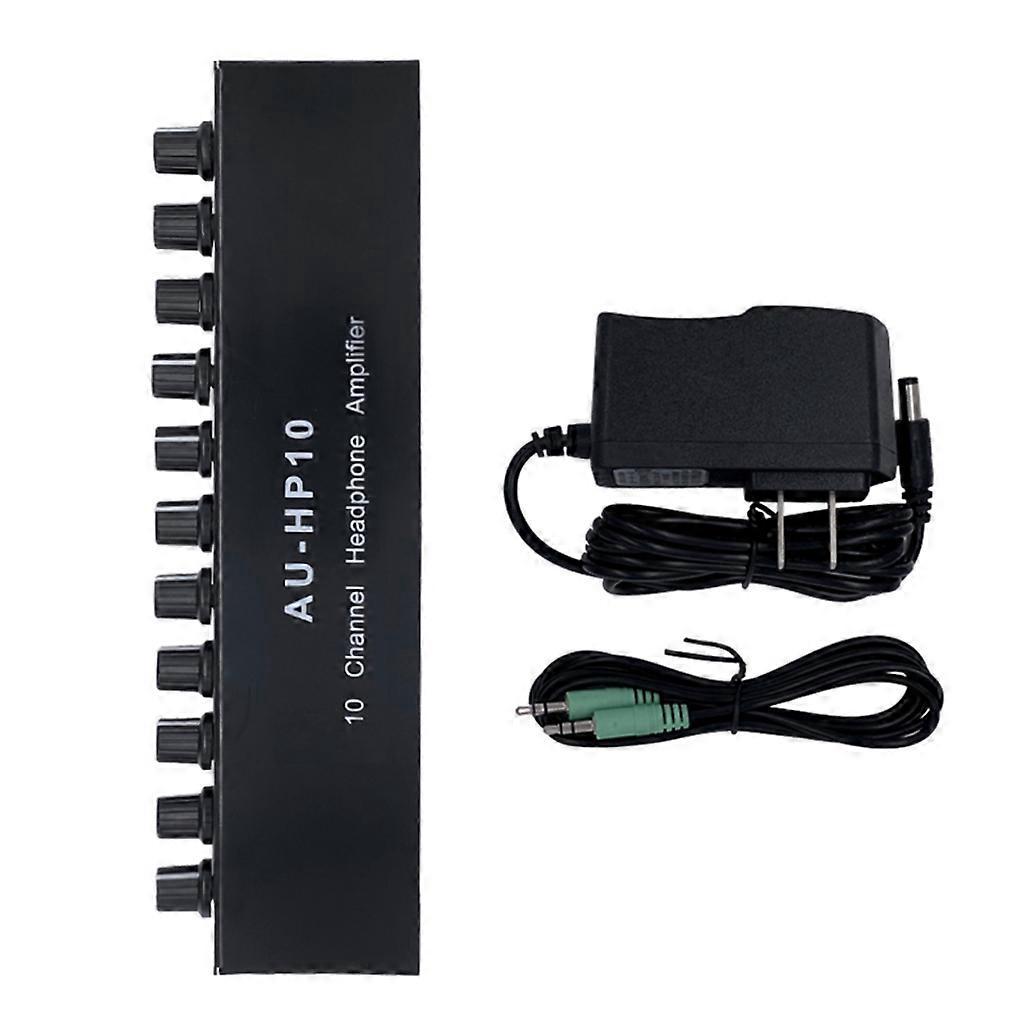 Stereo-kopfhörerverstärker-netzteil-audio-splitter – Us-stecker
