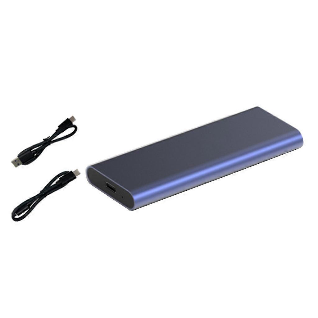 Werkzeugloses Externes Festplattengehäuse Aus Aluminium Mit Usb 3.1 Typ-c-anschluss Für Ssds Der Größen 2242/2246, Schnelles Und Robustes Tragbares Gehäuse.