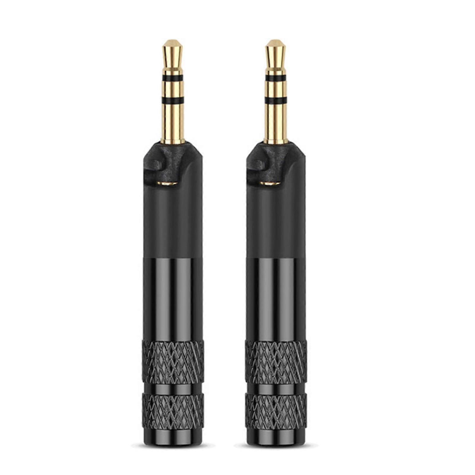 2-teiliger, Vergoldeter 3,5-mm-klinkenstecker-adapter Für Sennheiser Hd558, Hd518 Und Hd598