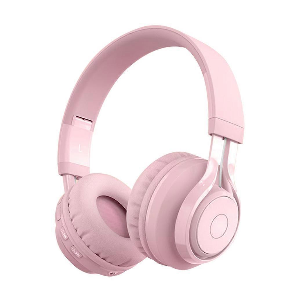 Bluetooth 5.0 Stereo-kopfhörer Für Kinder, Aprikose/rosa/blau/lila