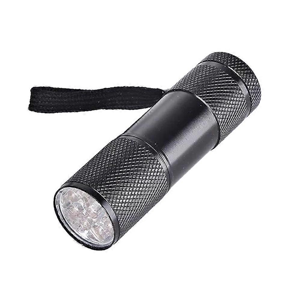 9-led-uv-gelddetektor-taschenlampe Mit Violettem Licht Und Fälschungsschutzcode