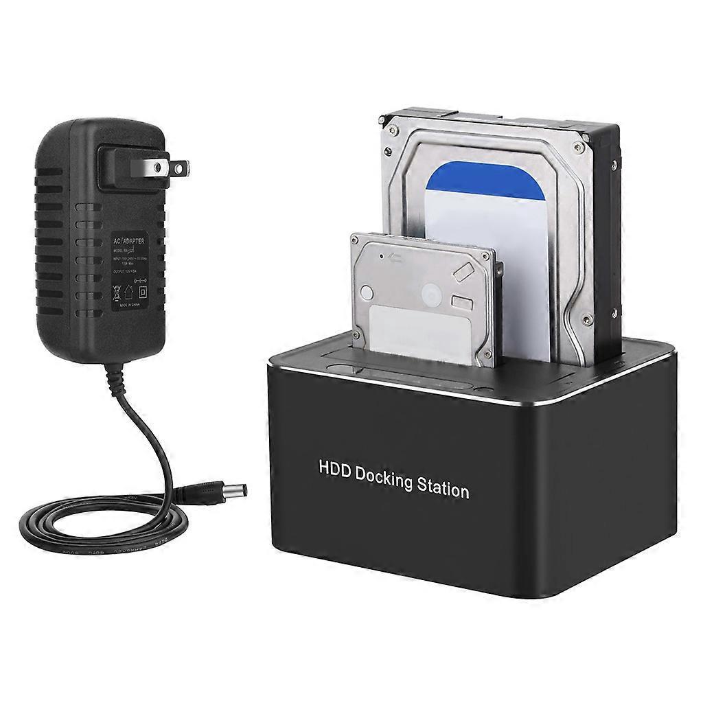 High-speed Usb 3.0 Sata-festplatten-dockingstation, Hdd-dockingstation Mit Duplizierungsfunktion, Us-stecker.