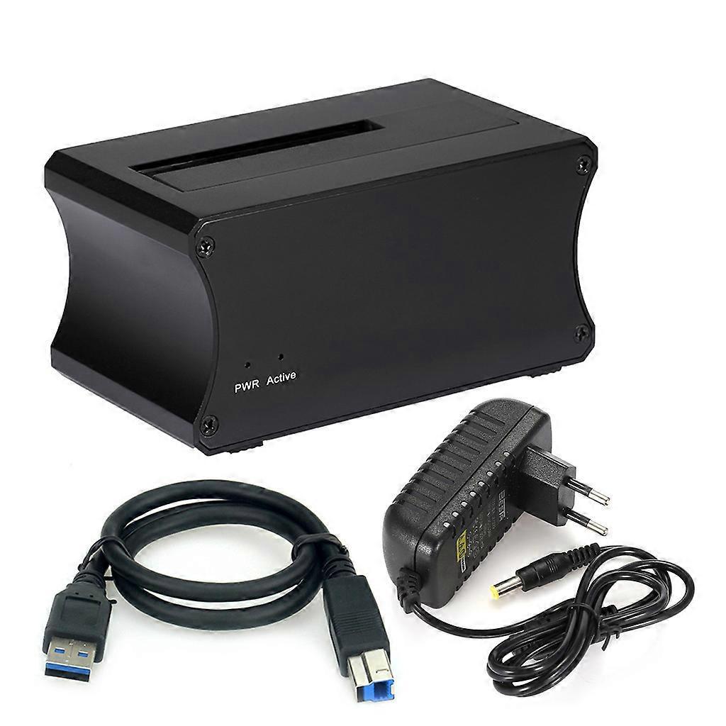 Externes 3,5-zoll-festplattengehäuse, Stabiler Standfuß Für Usb 3.0-gehäuse, 16 Tb Ssd-gehäuse – Eu