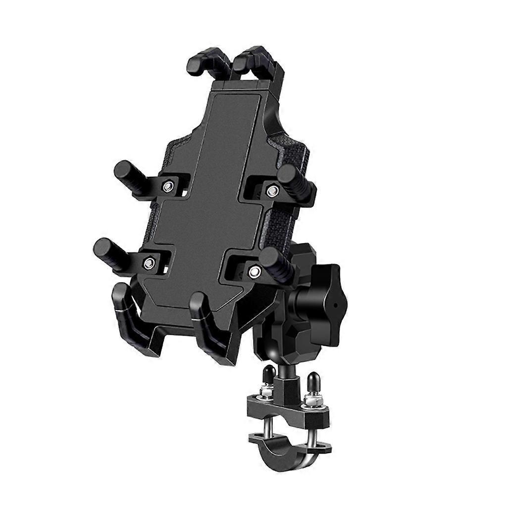 Universelle Motorrad-handyhalterung Für Motorräder Mit Einem Durchmesser Von 4,7 Bis 7,2 Zoll, Lenkerhalterung Für Motorräder Und Fahrräder, Robustes Und Rutschfestes Lenkerdesign.