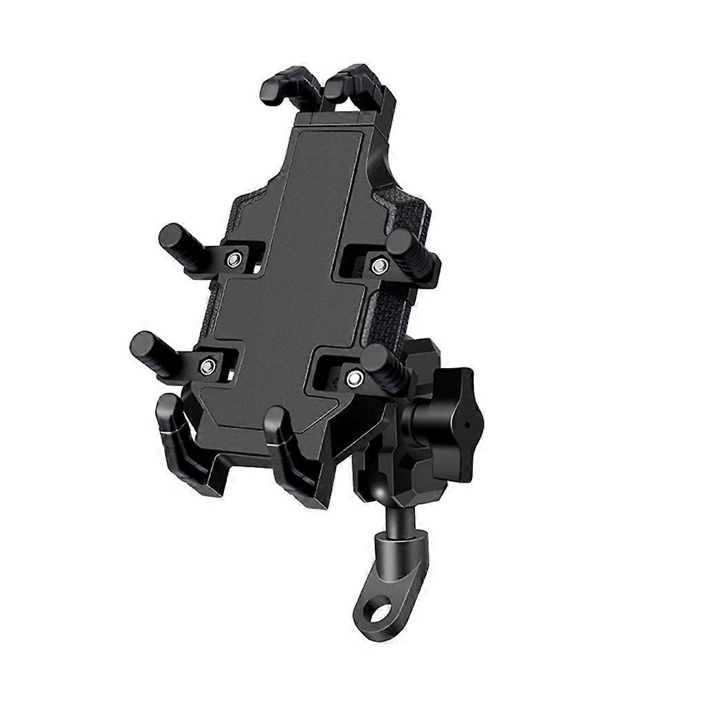 Universelle Motorrad-handyhalterung, Kompatibel Mit Handys Von 4,7 Bis 7,2 Zoll, Rückspiegelhalterung Für Motorräder Und Fahrräder, Robuste Und Verstellbare Halterung.