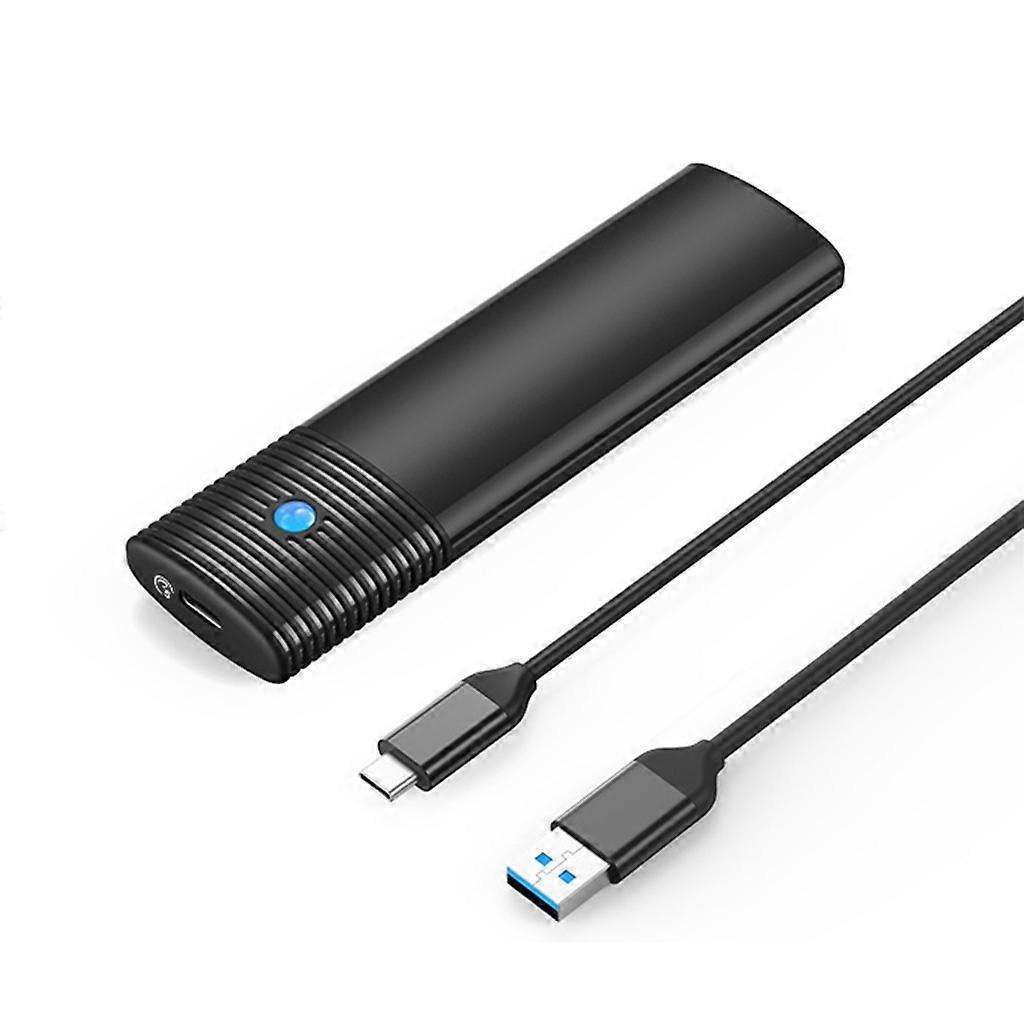 Usb 3.2 10gbps M2 Nvme Sata Externes Festplattengehäuse, Uasp-unterstützung, Dual-5gbps-protokoll, Schnelles Schwarzes Ssd-gehäuse Für Laptop-pcs.