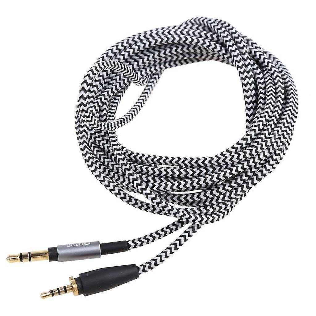Xl Urban Kopfhörer-anschlusskabel, Robustes 300 Mm Kabel, Schwarz-weiß