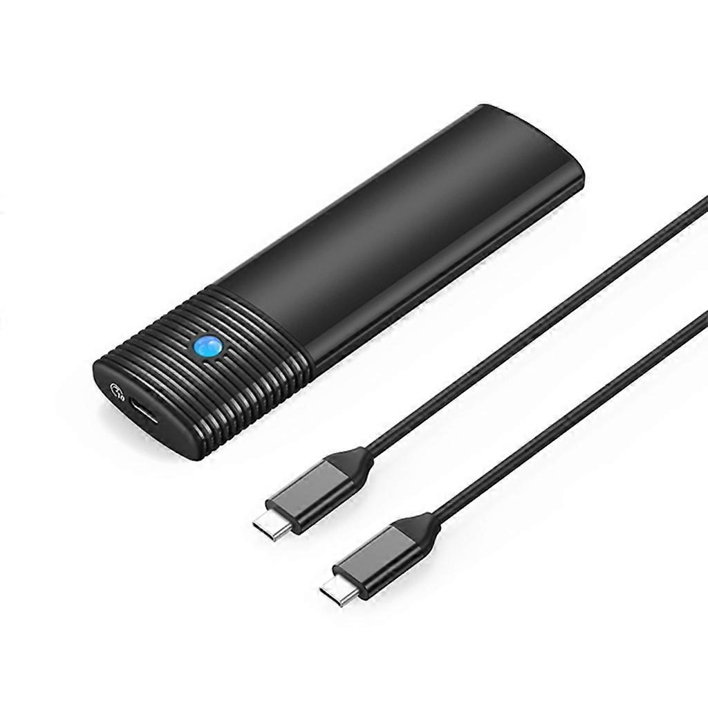 Externes Gehäuse Für M.2 Nvme Sata Usb 3.2 10gbps Festplatte, Uasp-unterstützung, Dual-protokoll, Ultraschnelles Schwarzes Gehäuse.
