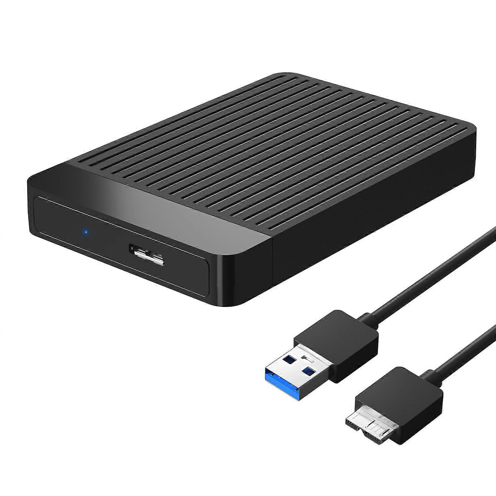 Externe Festplatte Mit 6 Tb Usb 3.0 Typ C, Schlankes Gehäuse Für 2,5-zoll-sata-laufwerke, Verbesserte Version Mit Unterstützung Für Hohe Speicherkapazität, Schnelle Konnektivität Und Tragbar.