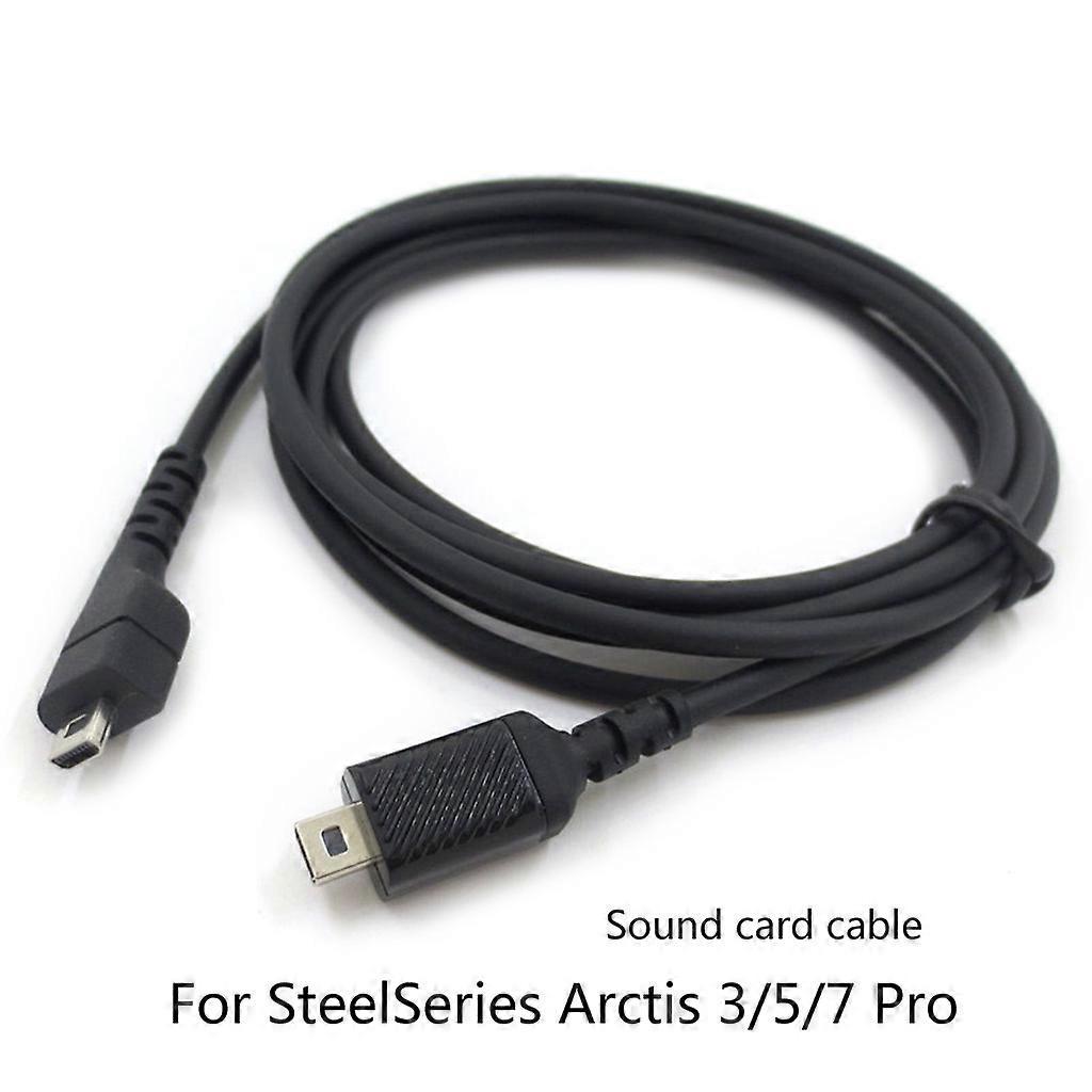 Verwicklungsfreies Audiokabel Für Arctis 3/5/7 Pro Gaming-headsets – Stilvolle Kabel Mit Integrierter Soundkarte