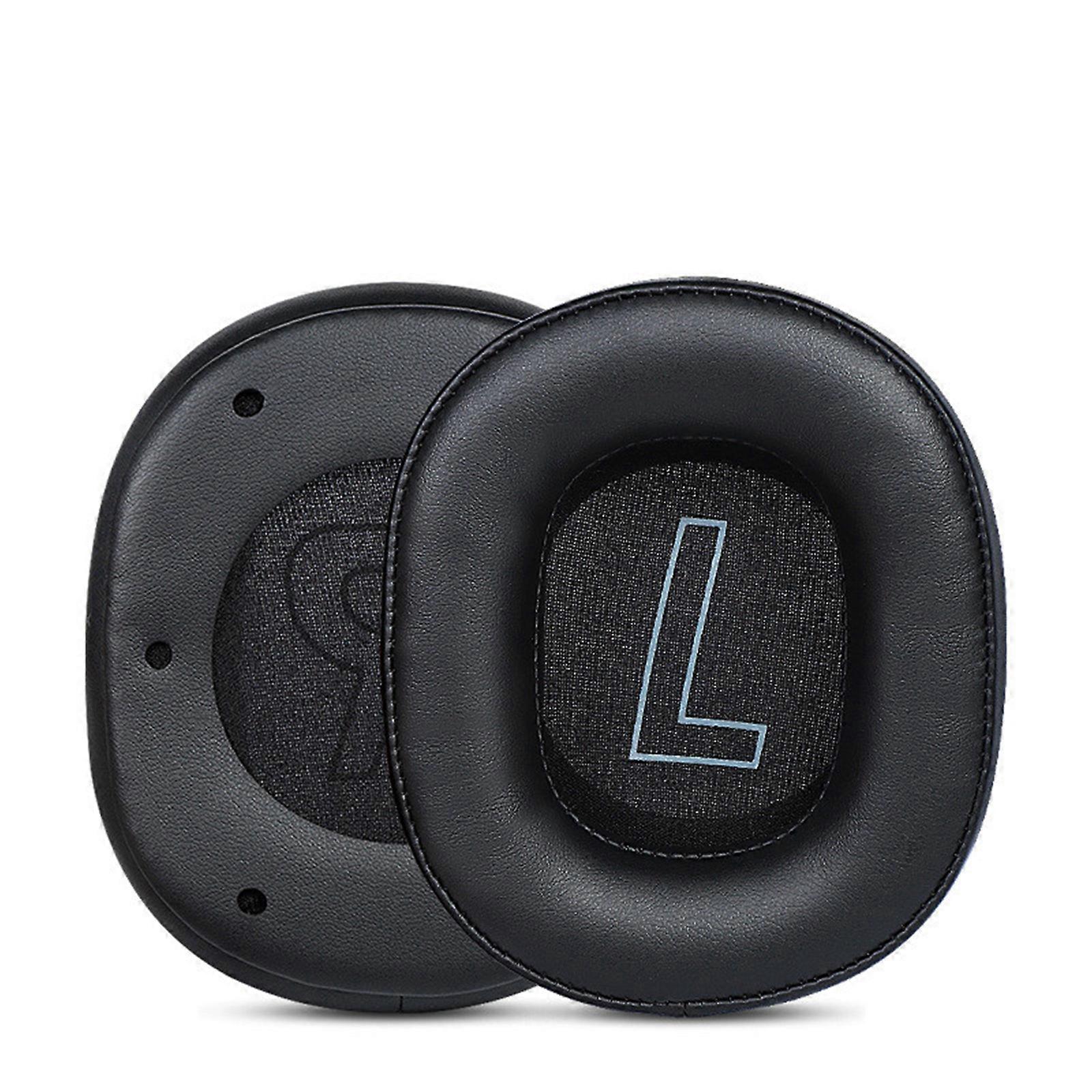 Ersatz-ohrpolster Für Edifier G2 Kopfhörer – Reparaturbezug Aus Schwarzem Proteinleder