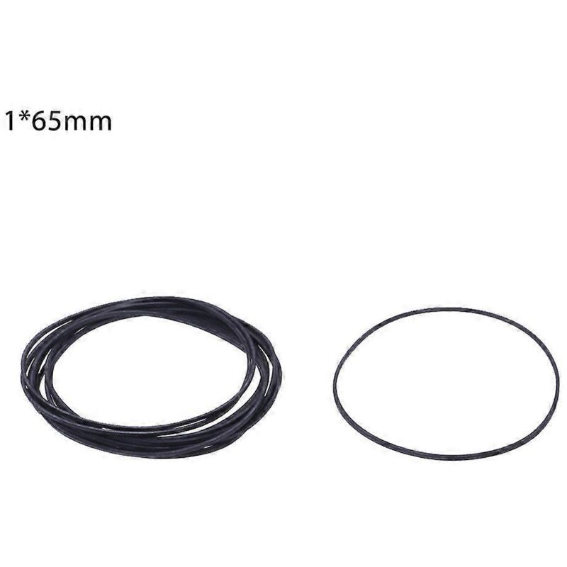 Ersatzgummiriemen Für Riemengetriebene Plattenspieler – 65 Mm, Halbierbar
