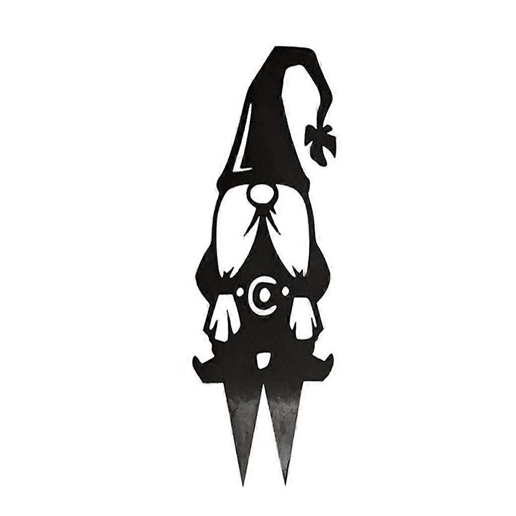 Gesichtslose Metallstatue Aus Eisen Für Gnome-puppen, Silhouette-kunstdekoration, Für Garten, Terrasse, Hinterhof, Kunstwerk Im Dw-stil 2.