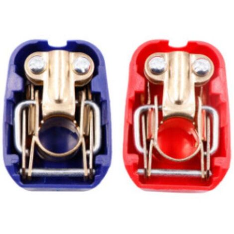 Set Mit 2 Batterieklemmen Mit Schnellverschluss, Schnelle Freigabe, 12 V Batterieklemmen, Batterieklemmenanschlüssen, Batterietrennschalter Für Boot/lkw/auto/transporter, Rot Und Schwarz