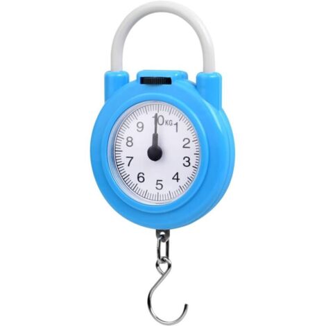 Gepäckwaage, Dynamometerwaage Mit Einer Maximalen Tragfähigkeit Von 10 Kg, Klein Und Tragbar Mit Ergonomischem Griff Für Reisen Und Den Professionellen Einsatz.