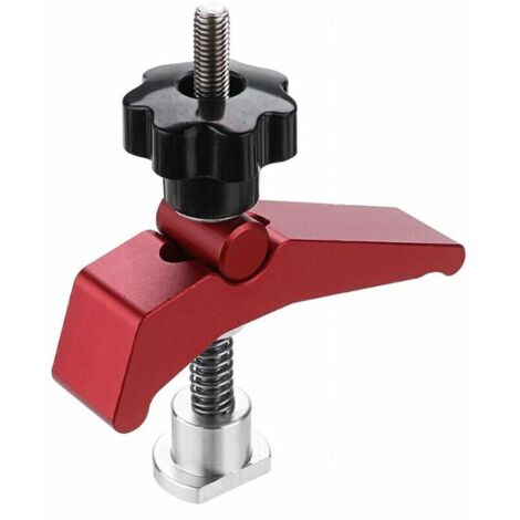 Schnellbefestigung Aus Aluminiumlegierung, Befestigungsset Für T-nut-tisch Zum Holzbearbeitung, Pressblock, Nutträger, Druckplatte