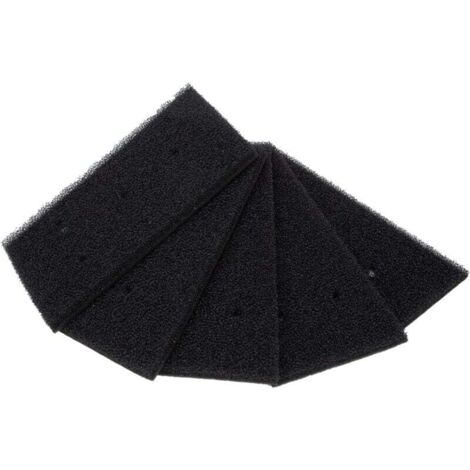 Set Mit 5 Schwammfiltern Für Bauknecht Privileg Whirl-p00l Hx 481010716911 Trockner, Maße: 230 × 115 × 14 Mm