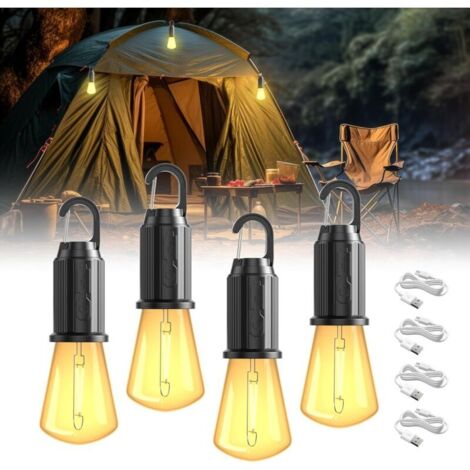 Tragbare, Wiederaufladbare Led-taschenlampe Mit Ip65-schutzart Und 3 Helligkeitsstufen.