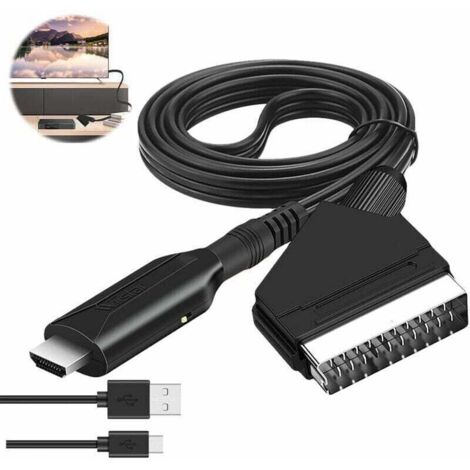 Péritel Video-audio-adapter Auf Starlight Thsinde Hdmi – Für Hdtv/dvd/decoder/ps3 – Pal/ntsc