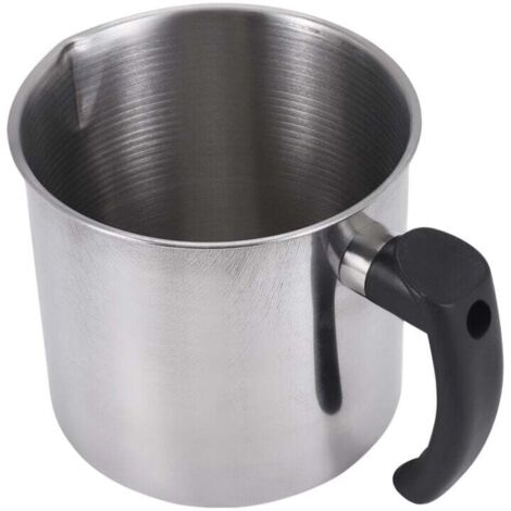 Gießkanne Für Die Kerzenherstellung, Doppelschalen-wachsschmelzkessel, 1,3 Liter, Hitzebeständiger Griff