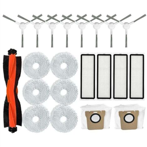 Zubehörset Für Den Reinigungsroboter: Seitenbürste, Hepa-filter Und Mikrofasertuch, Kompatibel Mit X20 Plus