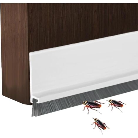 Türdichtung Mit Schallabsorptionsmatte, H-förmige Türdichtung Mit Schallabsorptionsmatte, Verstellbare Türdichtung (weiß)