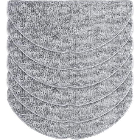 Set Mit 6 Wischmopp-pads Für Roborock Q7 M5/m5+/l5/l5+ Saugroboter, Wiederverwendbare Und Waschbare Reinigungstücher